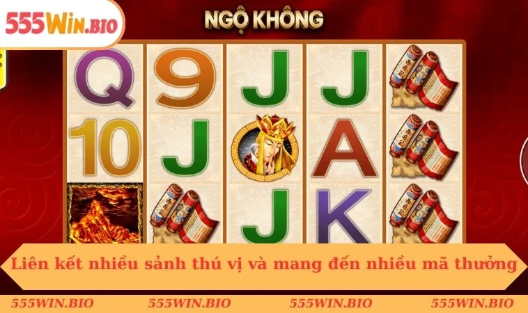 Liên kết nhiều sảnh thú vị và mang đến nhiều mã thưởng